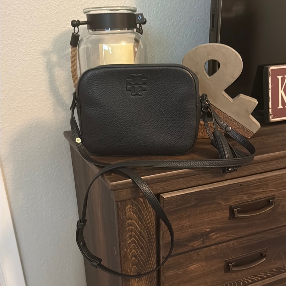 Tory Burch Black Leather Crossbody